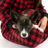 Plaid Dog Pajama - Red - Image 3