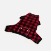 Plaid Dog Pajama - Red - Image 4