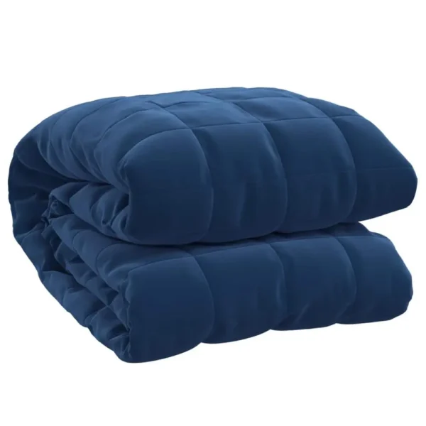 Weighted Blanket Blue 86.6"x90.6" 24.3 lb Fabric