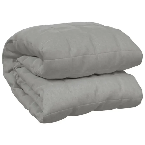 Weighted Blanket Gray 86.6"x90.6"33.1 lb Fabric